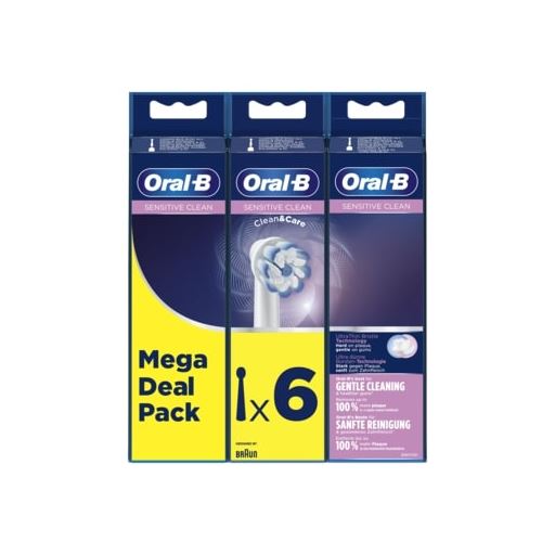 Oral-B Sensei Clean 6-pak Børstehoved