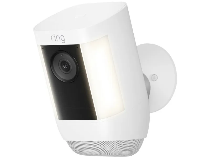 Ring Spotlight Cam Pro Battery - Netværksovervågningskamera - udendørs - vejrfast - farve (Dag/nat) - 1080p - audio - trådløs - WiFi