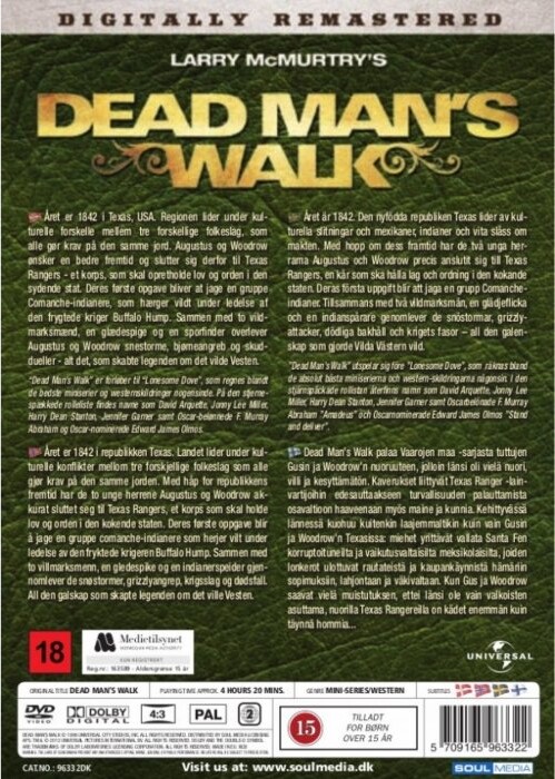 De Red Mod Nord - Dead Mans Walk - Mini Series - Book I - DVD