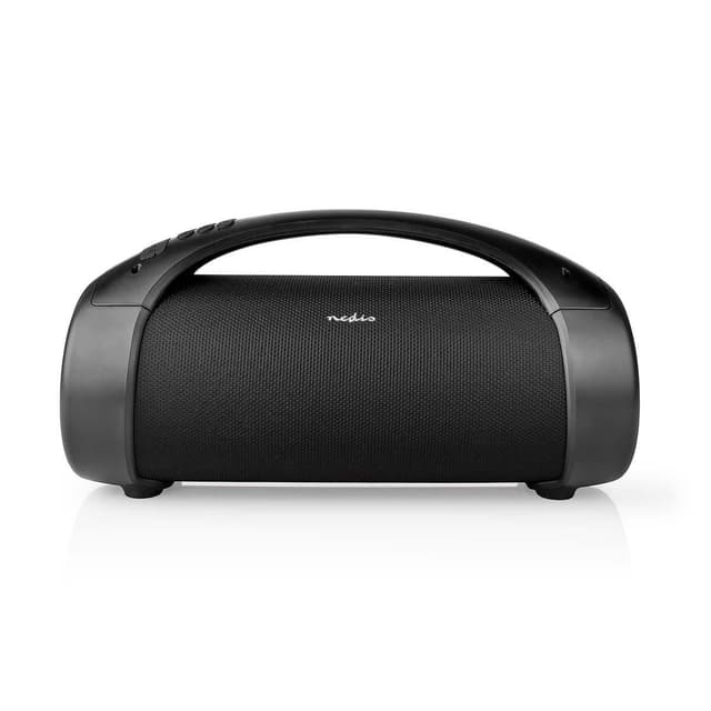 Nedis Bluetooth® Party Boombox | 6 timer | 2.0 | 50 W | Medieafspilning: AUX / USB | IPX5 | Kan parres | Bærehåndtag | Fest lys | Sort