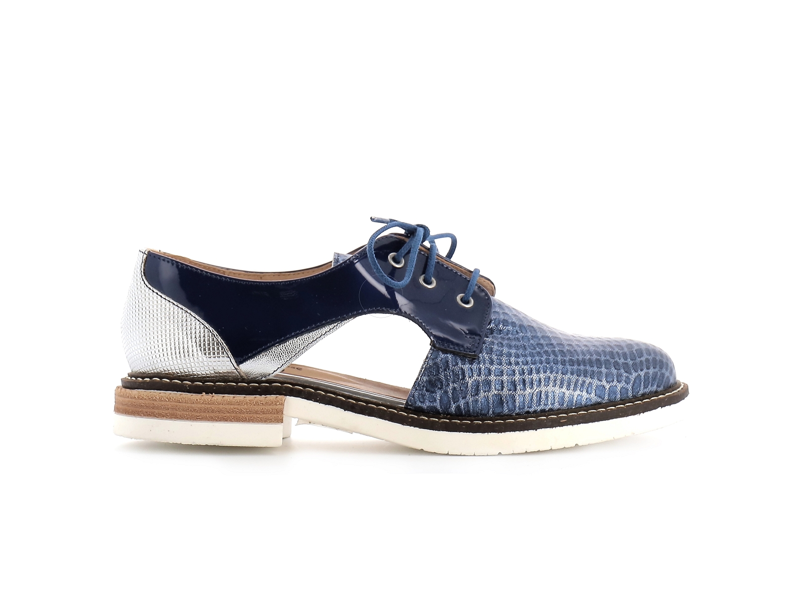 Metamorf ose-CACHOU Cuir Bleu nuit