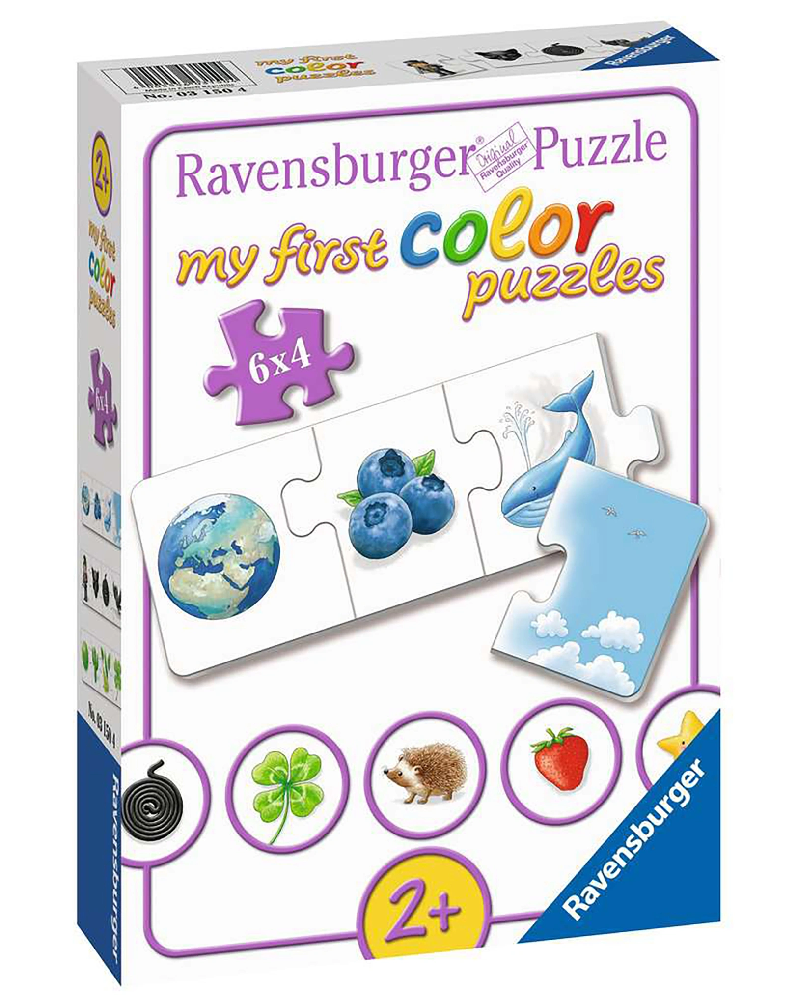 Puzzle MY FIRST COLOR PUZZLES  FARBEN LERNEN 6x4-teilig