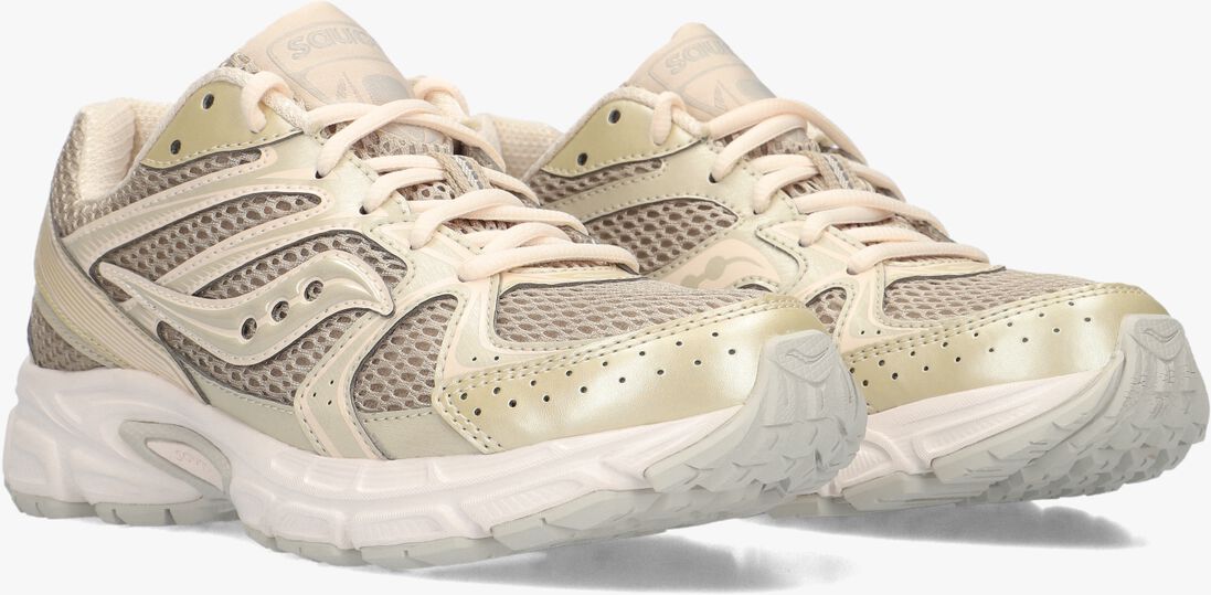 beige saucony lage sneakers ride millennium