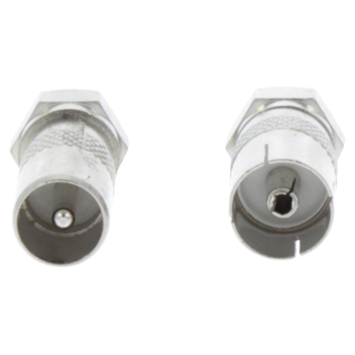 Q-Link coax adapter 1MA/FCON 1FEM/FCON binnendraad