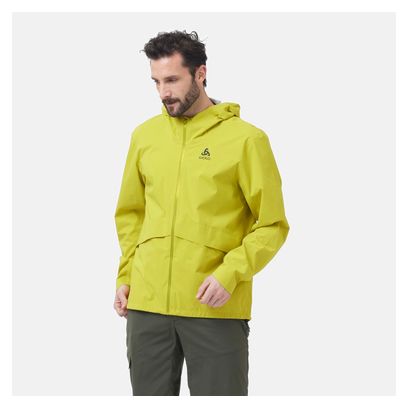 Veste imperméable Odlo Ride Easy Waterproof Jaune