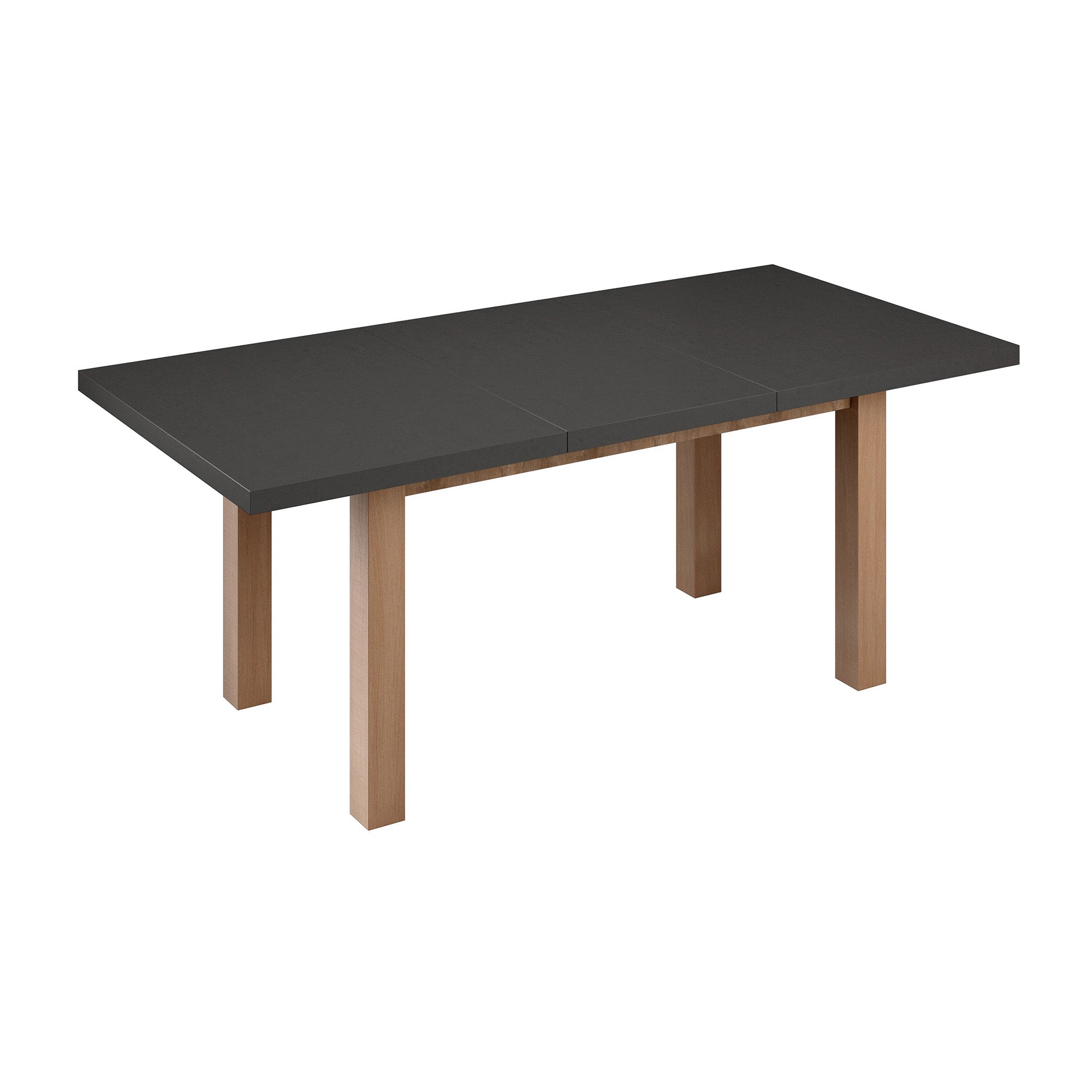 Monaco - Eetkamertafel - Eiken/Grijs - 160x90x79 cm