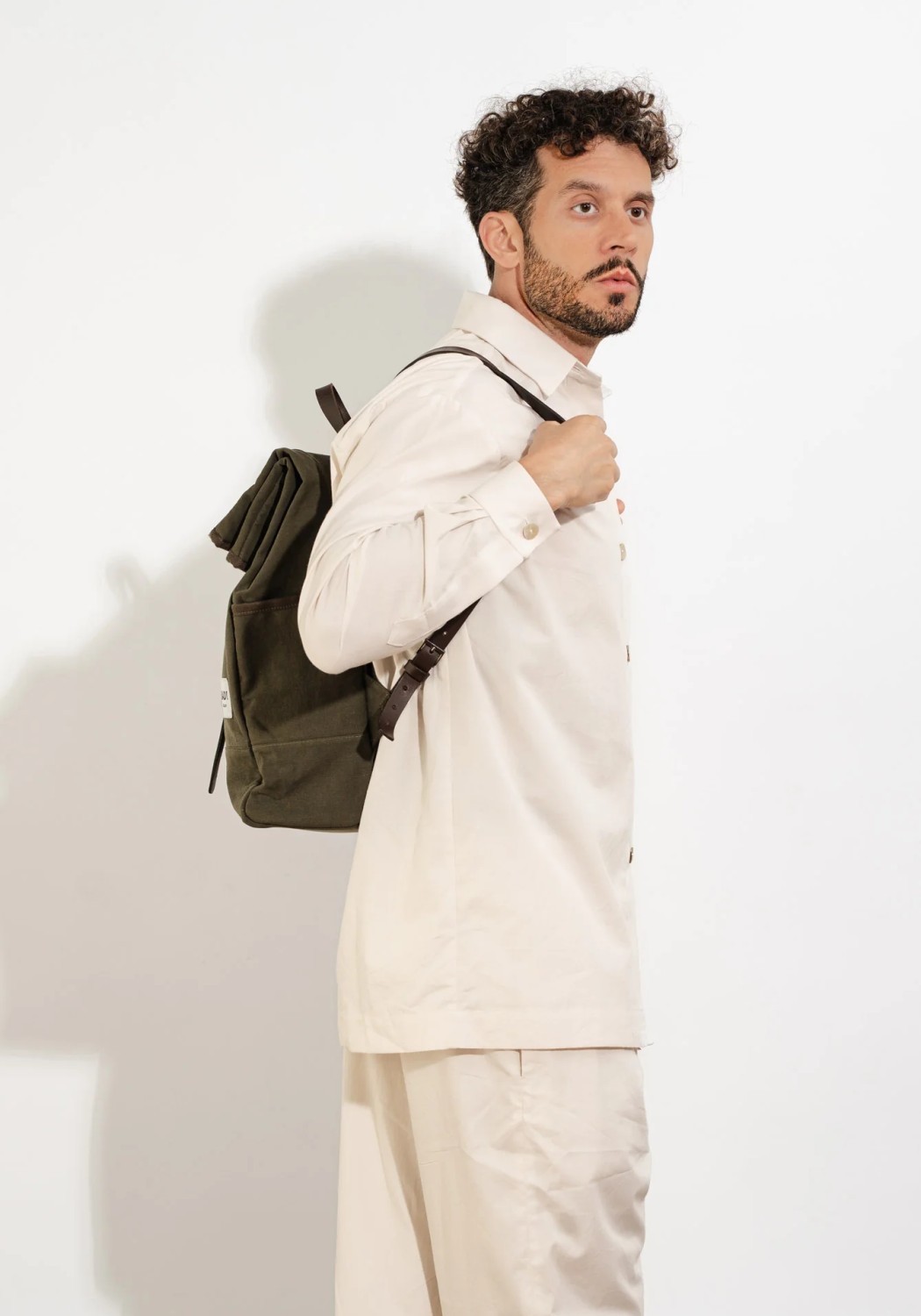 BADI Culture Roll-Over Rucksack Roll-Over Backpack Dark Green