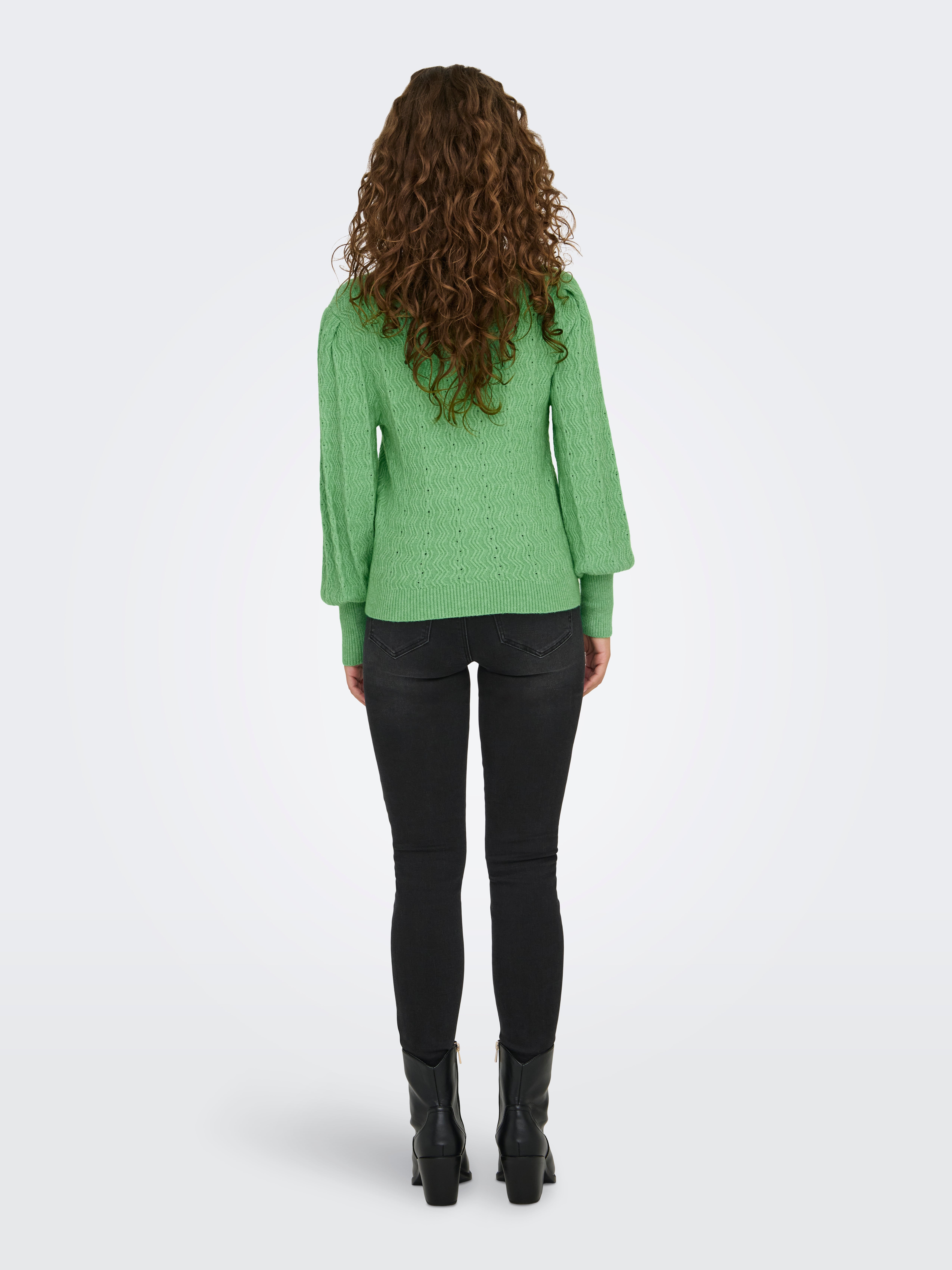 ONLKATIA Strickpullover Island Green