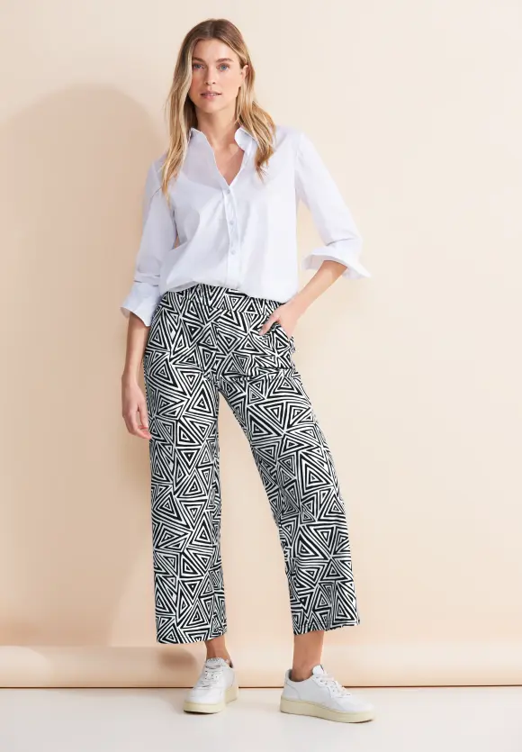 Loose Fit Printhose - Black