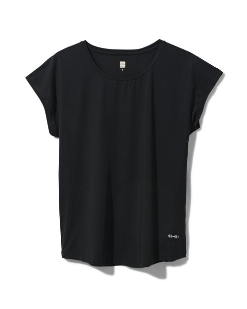 t-shirt de sport femme noir