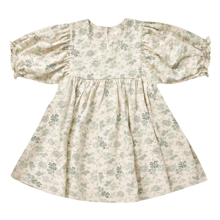 Rylee + Cru Robe Jolene Fleurie | Blanc cassé