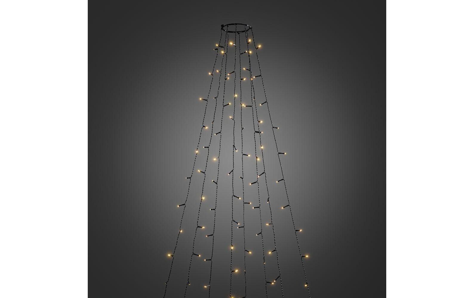 LED Baummantel mit Ring, 560 LED, 5.6 m, OutdoorLED Lichterkette für den Weihnachtsbaum
