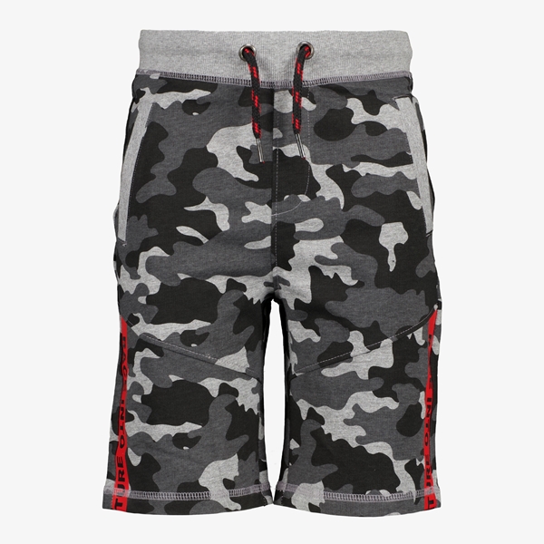Unsigned kinder sweatshort grijs/zwart