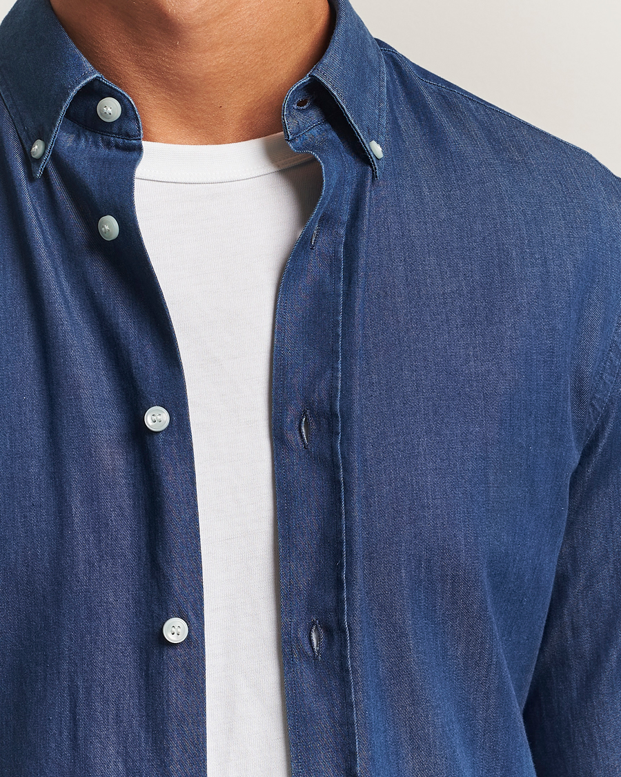 Tiger of Sweden Adley Slim Fit Denim Shirt Medium Blue