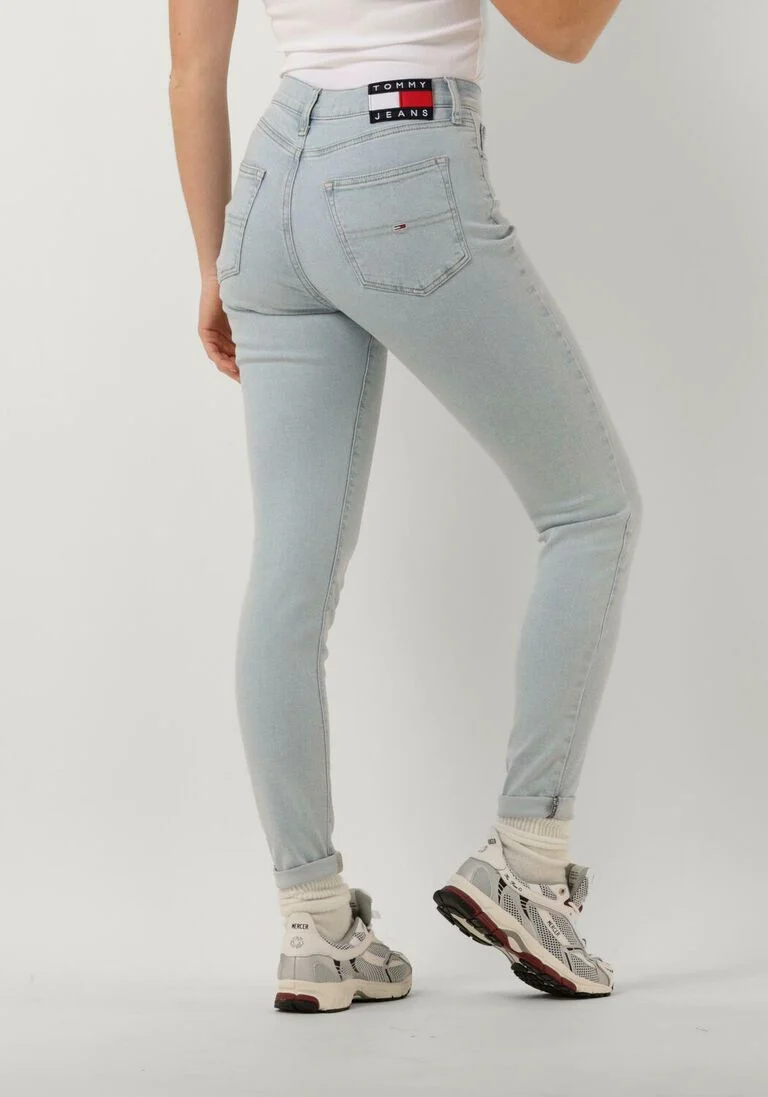 TOMMY JEANS lichtblauwe tommy jeans skinny jeans sylvia hr skinny bg4216