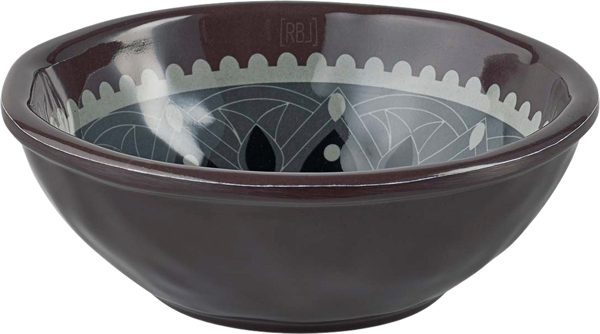 Rebel Outdoor Melaminschale 11 cm  braun