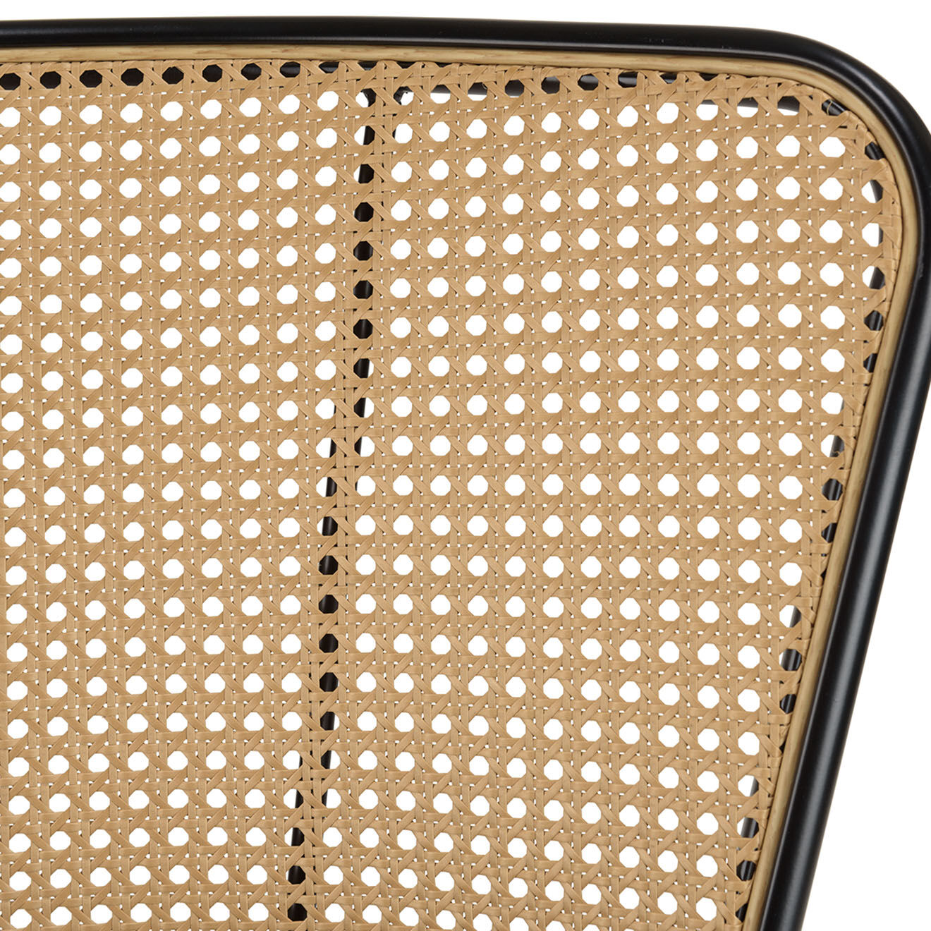 Macabane 2 Chaises Léa noires - 55x60x78 cm