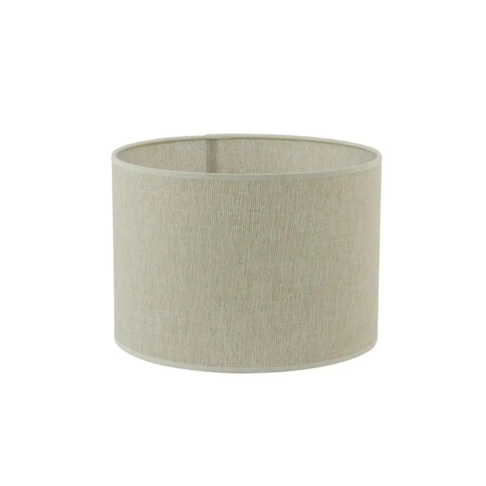 Cilinder Lampenkap Breska - Parel Wit - Ø40x30cm
