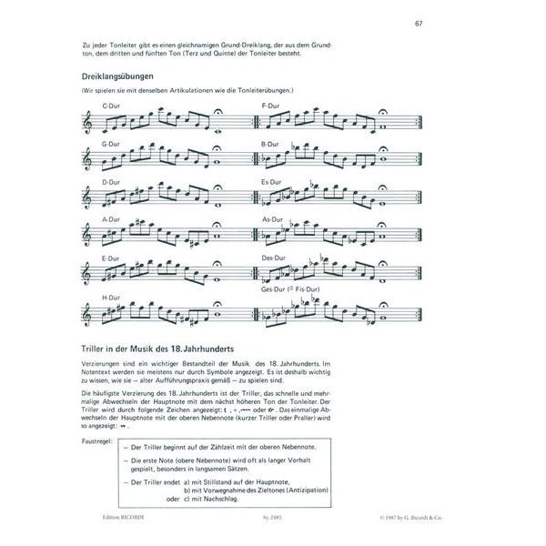 Ricordi Lern Querflöte Spielen Band 1