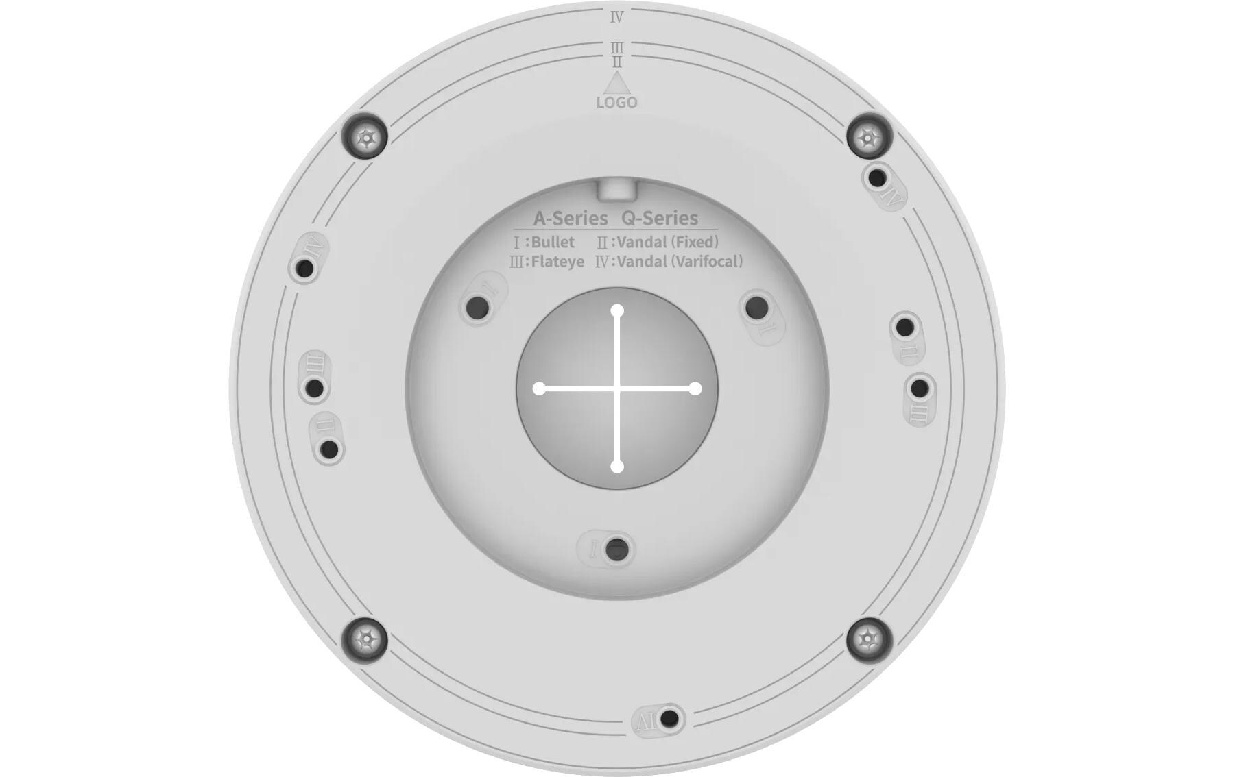 Anschlussbox SBV-A14B Weiss 1 StückHanwha Vision SBV-A14B Backbox