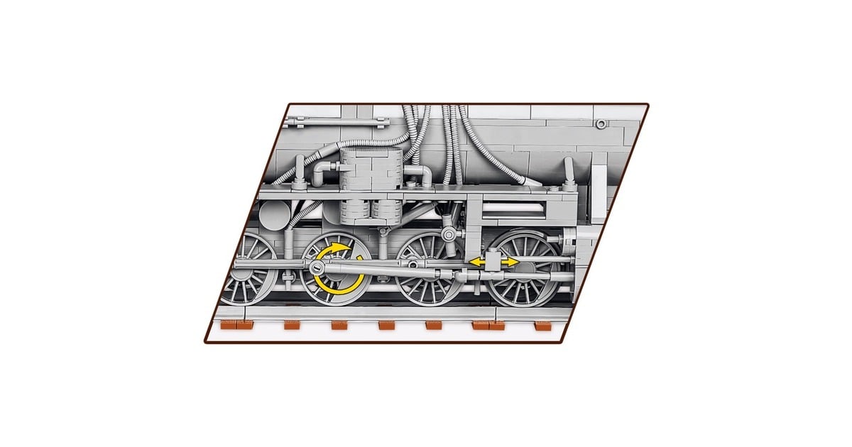COBIKriegslokomotive Baureihe 52 Constructiespeelgoed  (Schaal 1:35)