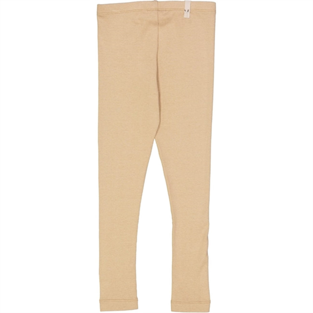 Latte Rib Leggings - Wheat → Luksusbaby.dk