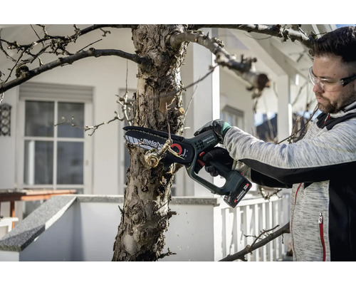 Metabo MS 18LTX 15 accu takkenzaag/mini kettingzaag/houtzaag inclusief accu en lader