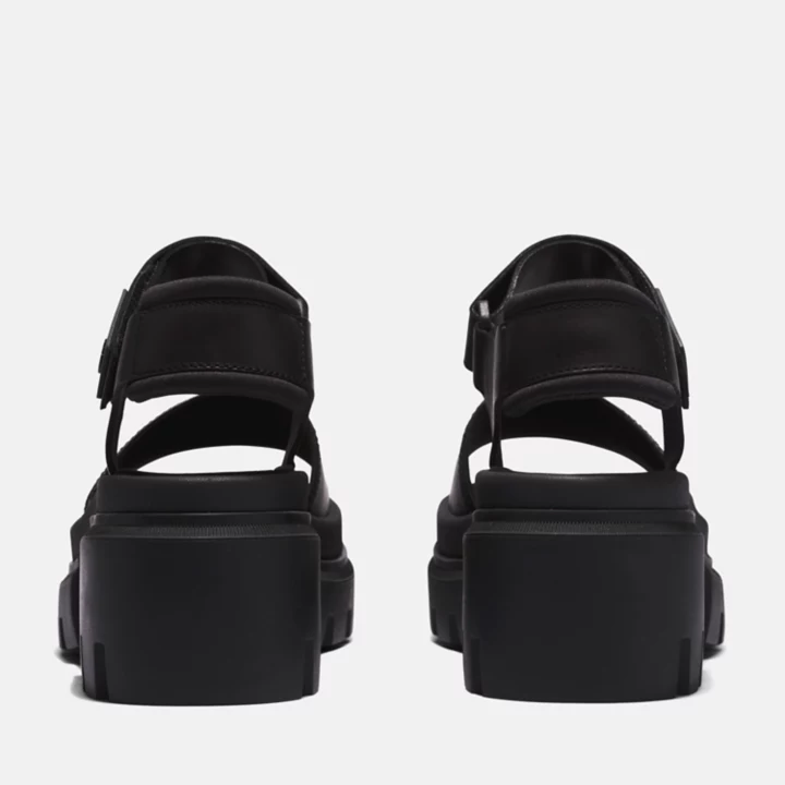 Sandale à double bride Everleigh pour femme en noir