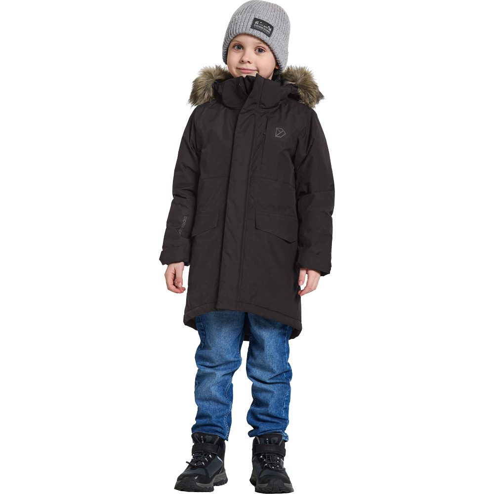 Didriksons Pyrit Parka Kinder schwarz