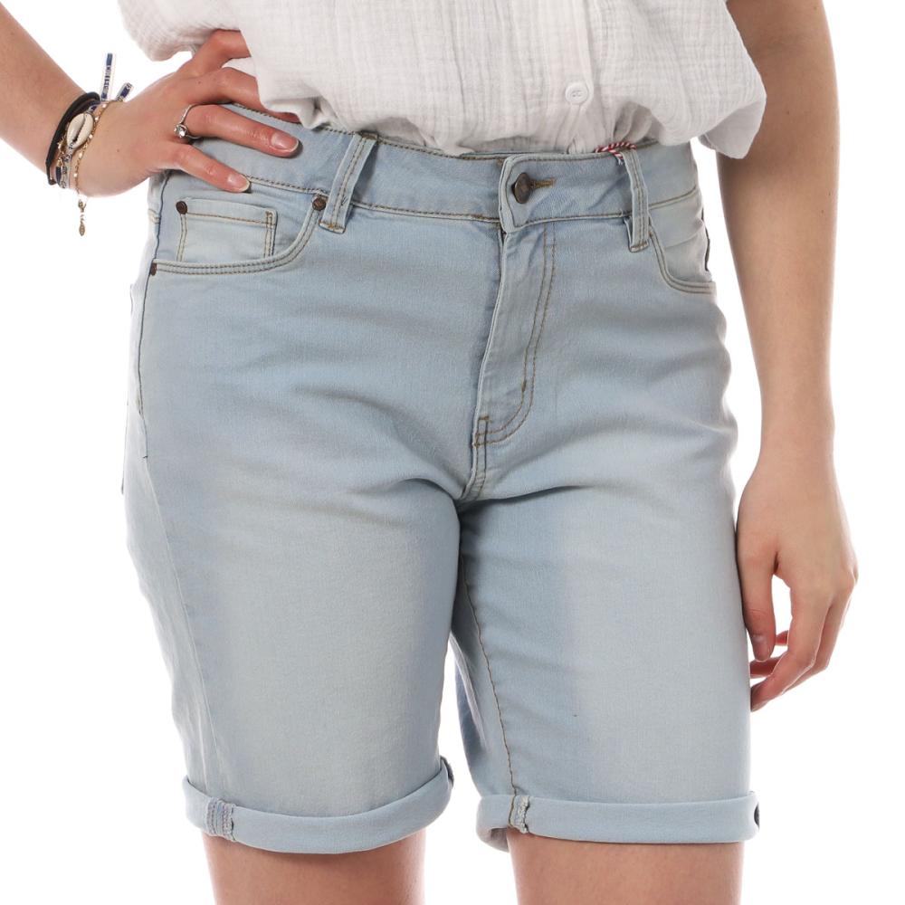Lee Cooper Bermudas en Jean Bleu Femme Lee Cooper Wopara