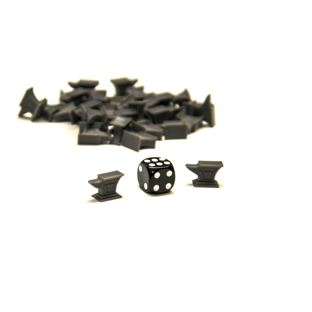 Jetons Enclumes miniatures - x5