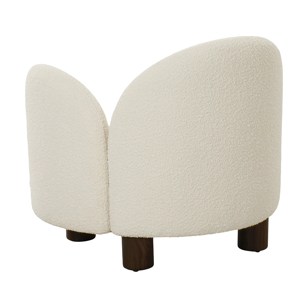 Fauteuil Isabeau Bouclé wit