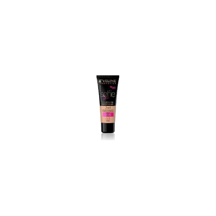 Eveline Selfie Time 2-in-1 Abdeck- und Feuchtigkeits-Foundation /03/ Vanilla 30 ml