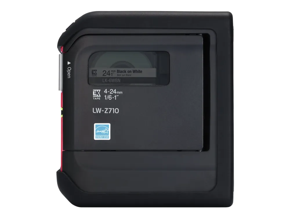 Epson LabelWorks LW-Z710 - Etikettemaskine - S/H - termo transfer - Rulle (2,4 cm) - 180 dpi - op til 15 mm/sek. - USB, Bluetooth - skærer - sort, bleg grå