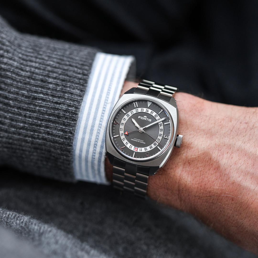 Fortis Vagabond V-40 GMT Urban Shadow