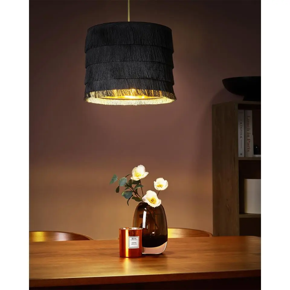 SUAPURE - Hanglamp - Zwart - Polyester