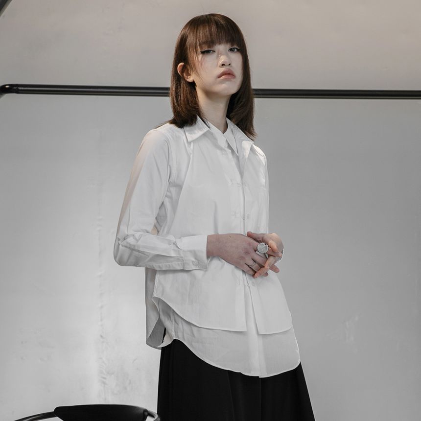 SIMPLE BLACK - Cardigan met uitsparingen