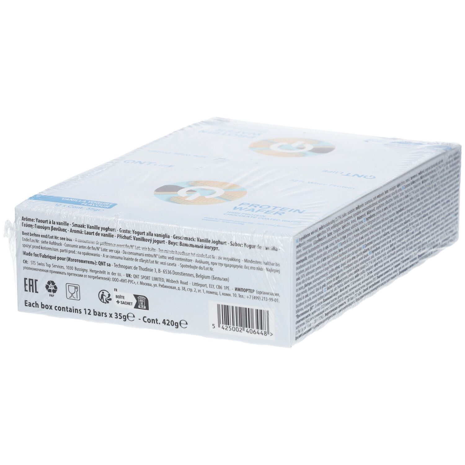 QNT Whey Protein Waffel Vanille-Joghurt