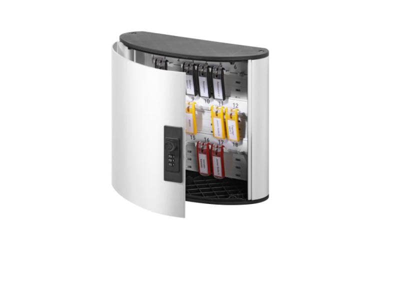 DURABLE Schlüsselschrank Box Code 18 Silber Schlüsselschrank