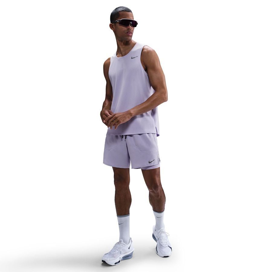 Nike Short Running Dri-FIT Stride 2 EN 1 - Hydrangeas/Argenté