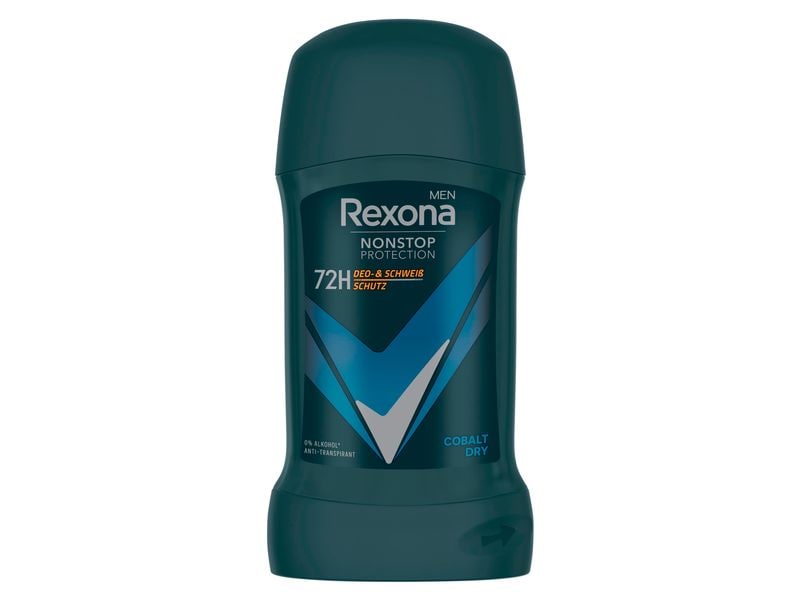 Rexona Deo Stick Nonstop Protection Cobalt Dry 50 ml Anti-Transpirant Stick bietet zuverlässigen Schutz