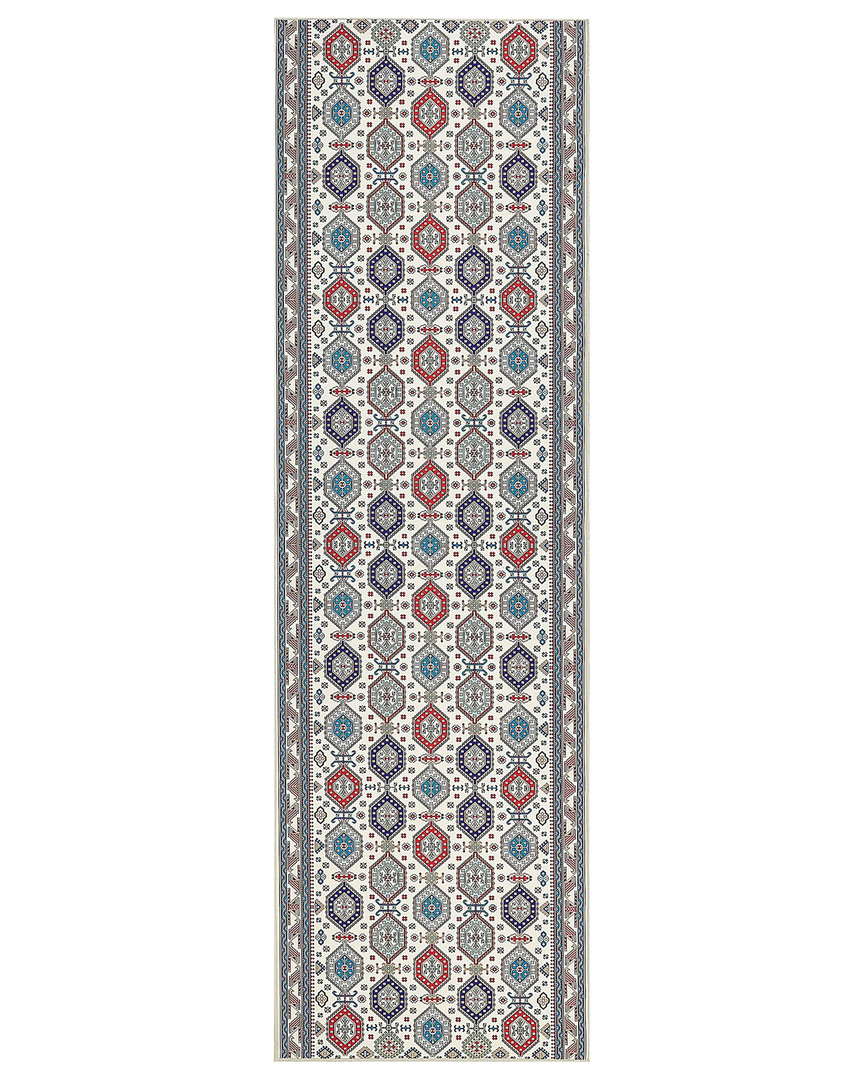 Vloerkleed HACILAR Meerkleurig 60 x 200 cm