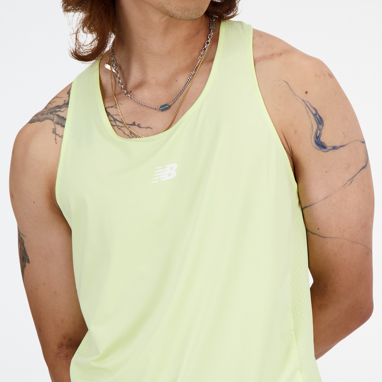 New Balance Athletics Race Singlet Heren