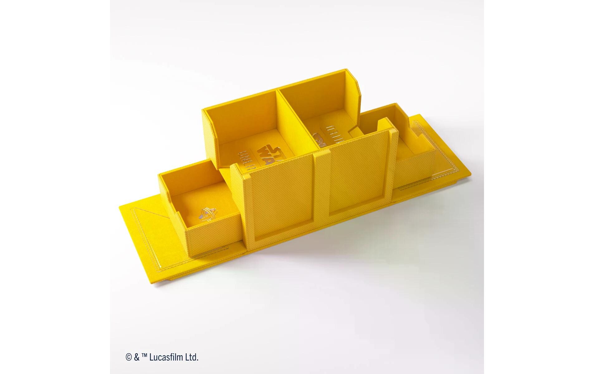 Kartenbox Star Wars: Unlimited Double Deck Pod gelbZweiseitige Premium-Deckbox