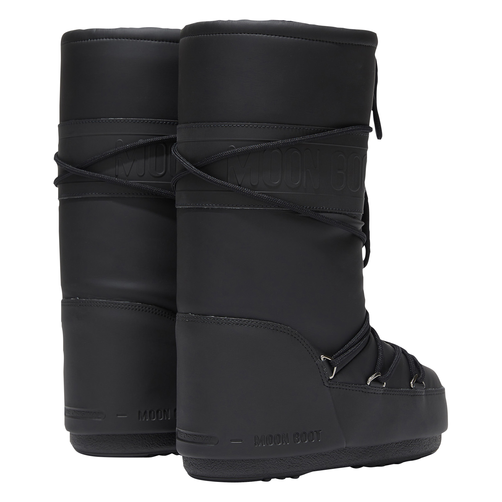 ICON RUBBER - Bottes de neige à lacets | Noir