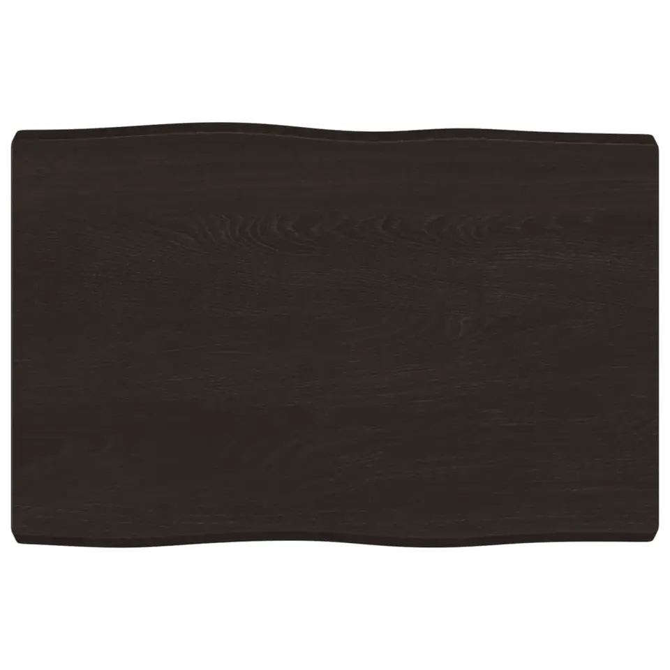 vidaXL - Tafelblad - Bruin - Eikenhout - 60 x 40 x 4 cm