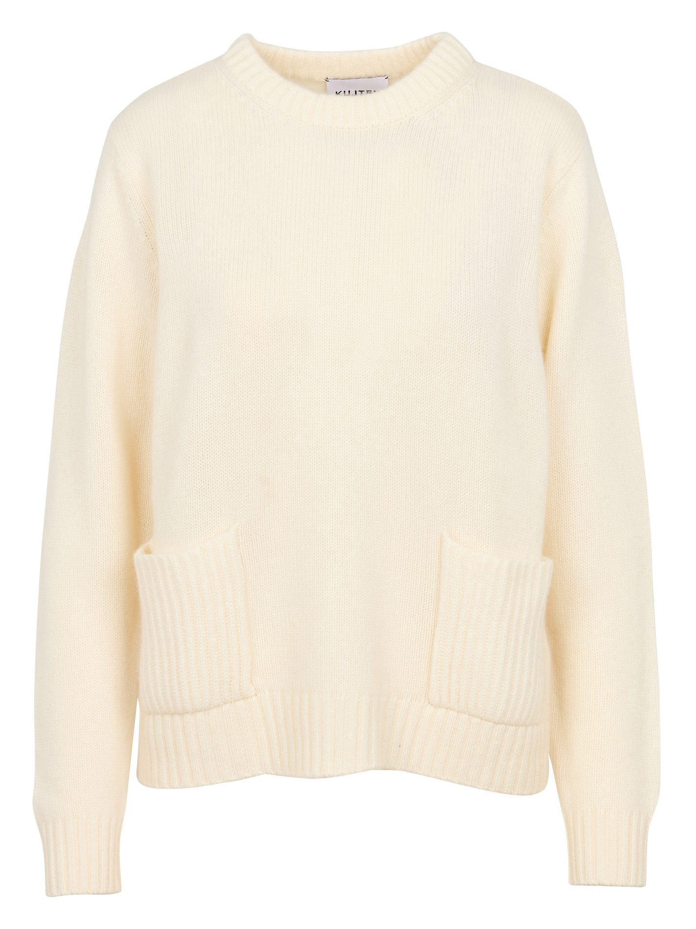 LIDA - Pull droit en cachemire | Blanc