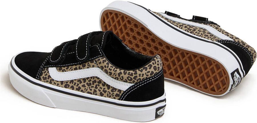 VANS Old Skool V sneakers zwart panterprint