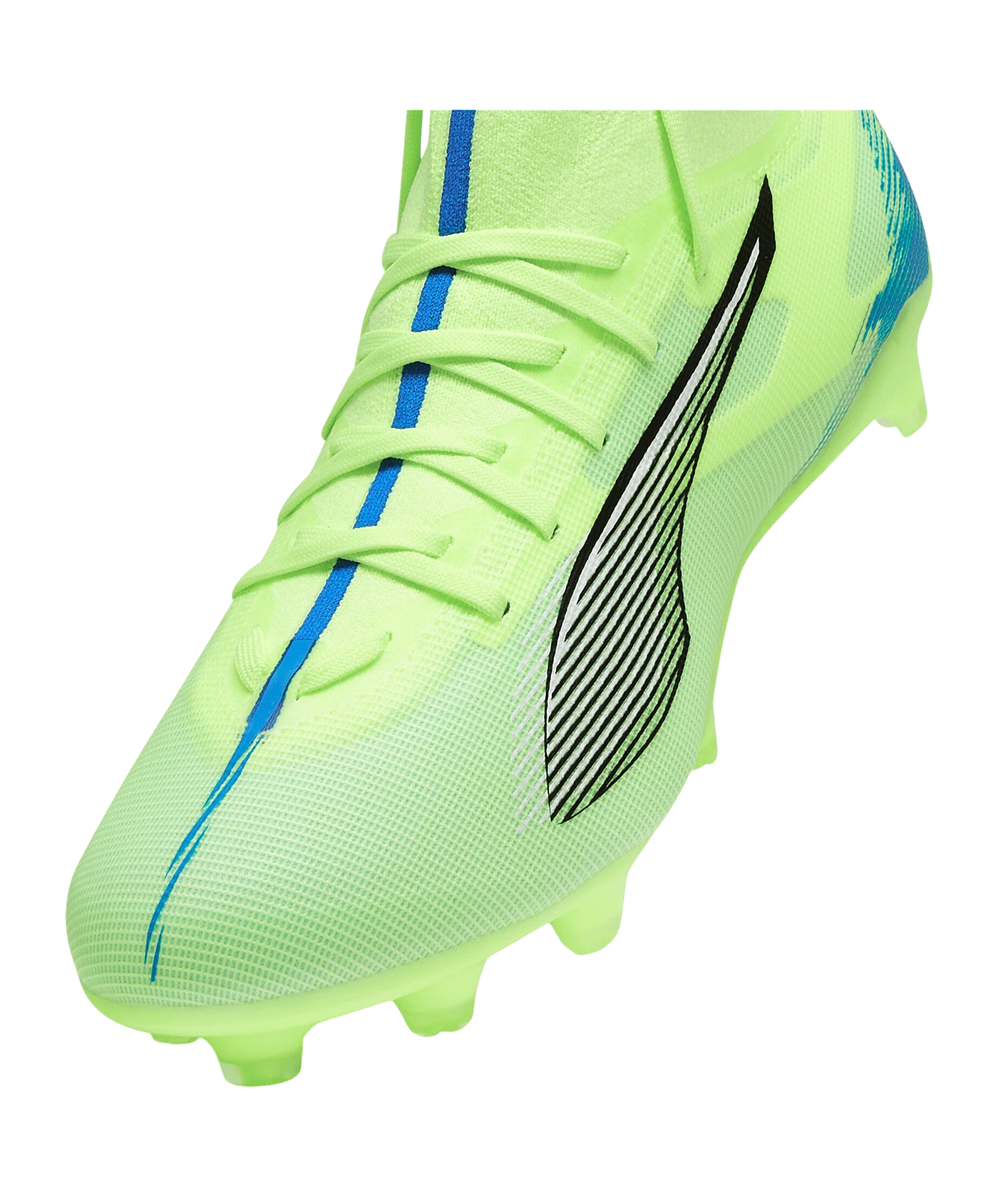PUMA ULTRA 5 Match+ FG/AG Lights Out Grün Weiss F03