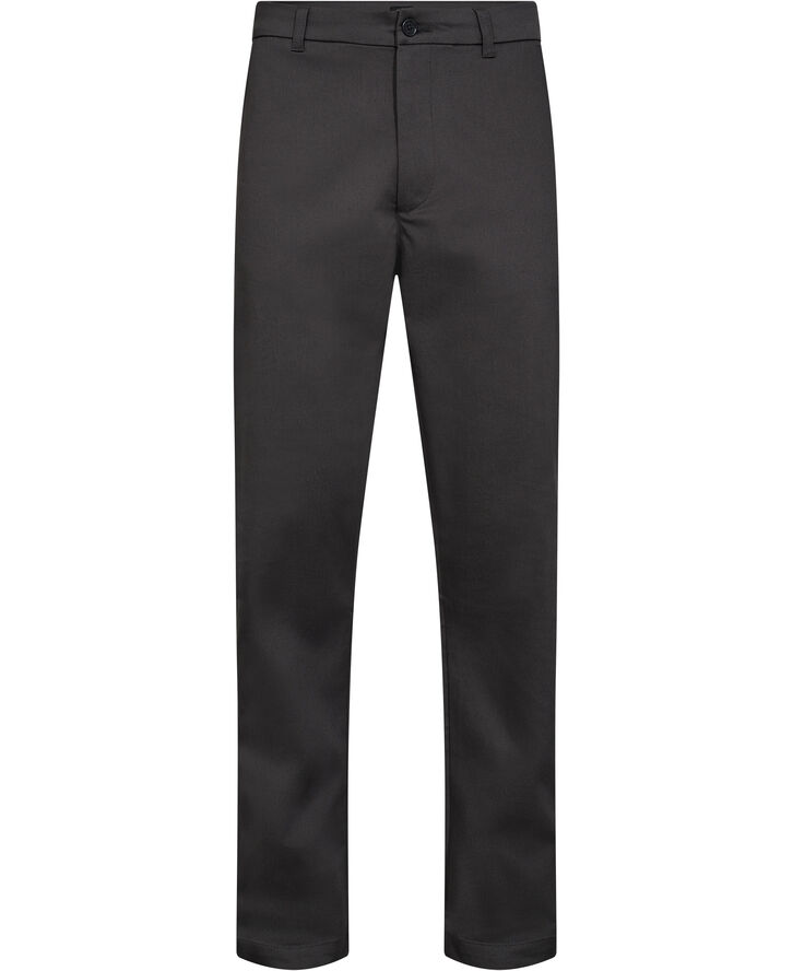 Mads Nørgaard - Copenhagen Cotton Twill Stretch Elias Pants Black oyster